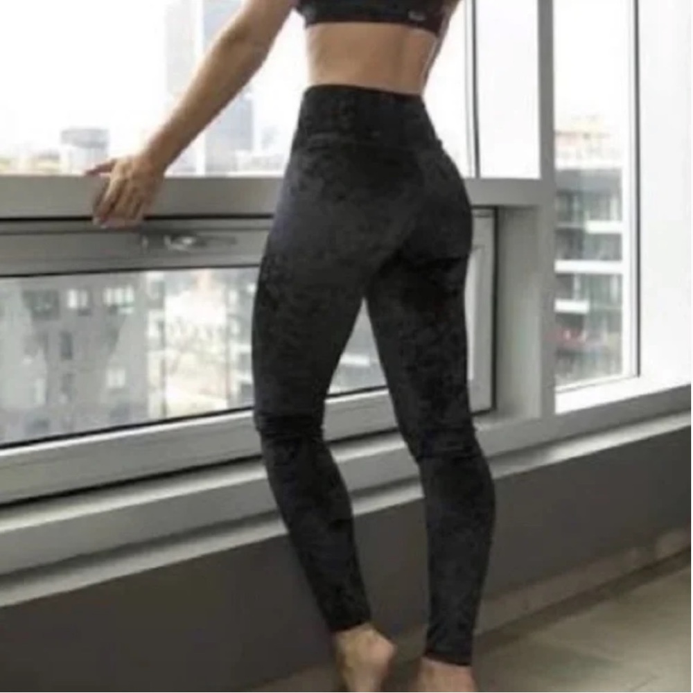 Y2K Vintage Pink Victoria's Secrets Ultimate Velvet‎ Green Flat Legging H2